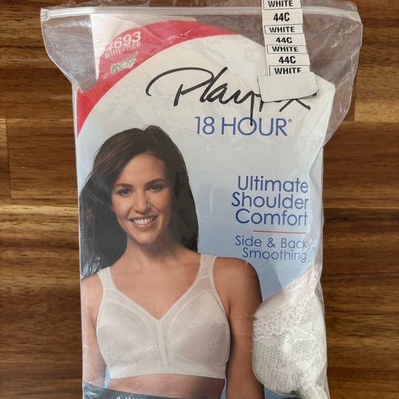Playtex 18 HOUR® Ultimate Shoulder Comfort bra. SIZE 44 C. NEW - Picture 5 of 9